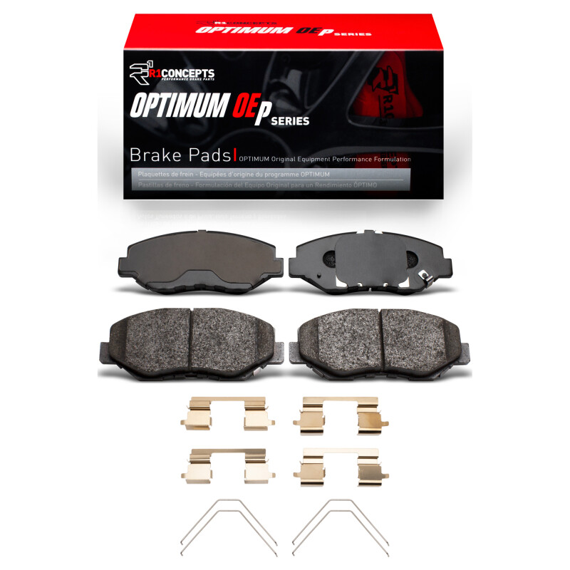 Honda Fit Brake Pads - Front - R1 Concepts - Optimum OE - `13-`14